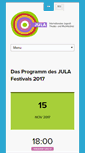 Mobile Screenshot of jula-festival.de